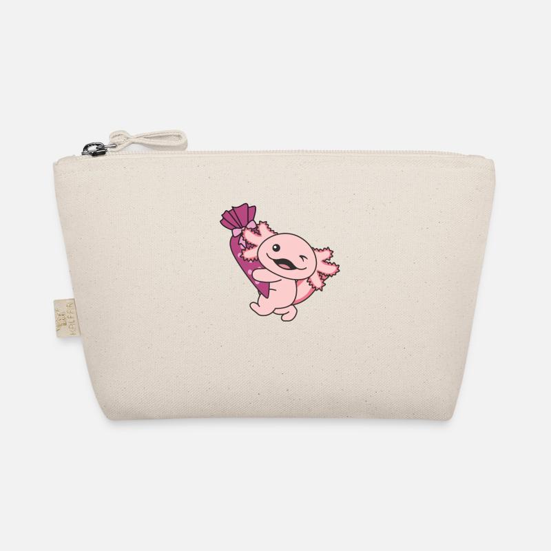 bye bye kindergarten hello school axolotl Organic Pouch