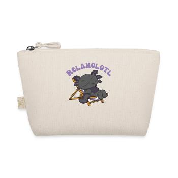 Relaxolotl Axolotl lovers sweet animals relax - Organic Pouch - nature - Front