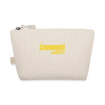 Cornhole addict game leisure hobby - Organic Pouch - nature - Front