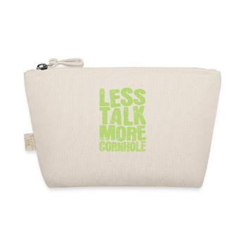 Less talk more Cornhole Spiel Ziel Hobby - Bio-Täschchen - Natur - Vorne