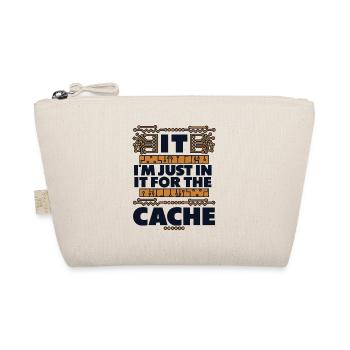 I'm Just In It For The Cache Admin IT-Betrieb - Bio-Täschchen - Natur - Vorne