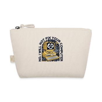 I will not fix your computer IT operations admin - Organic Pouch - nature - Front