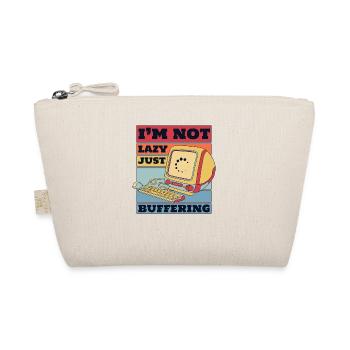 No Lazy Just Buffering Admin IT Operations - Organic Pouch - nature - Front