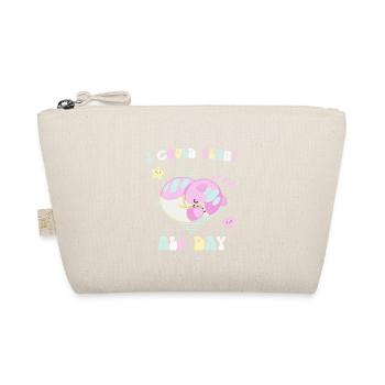 I could sleep all day humor cat - Organic Pouch - nature - Front
