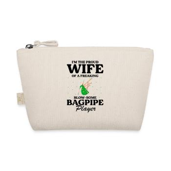 Bagpipes for pipers and Scots - Organic Pouch - nature - Front
