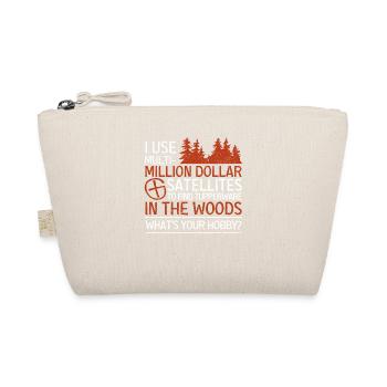 I use multi-million dollar satellites lust - Organic Pouch - nature - Front