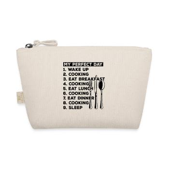My Perfect Day Wake Up Cooking Eat Breakfast Cooki - Bio-Täschchen - Natur - Vorne
