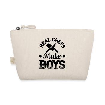 Real Chef Make Boys Cooking Chef Boys Kitchen Cook - Organic Pouch - nature - Front