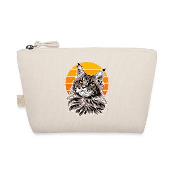 Cat Retro Sunset Holiday - Trousse biologique - nature - Devant