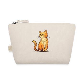 Cat in comic style - Organic Pouch - nature - Front
