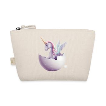 Baby unicorn hatches from egg - Organic Pouch - nature - Front