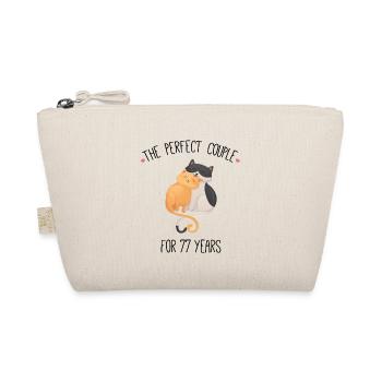 The Perfect Couple For 77 Years Wedding - Organic Pouch - nature - Front