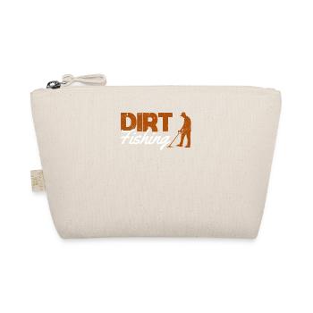 Dirt Fishing Funny Metal Detection Detector Detection - Organic Pouch - nature - Front
