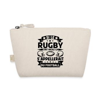 Cadeau rugbyman. cadeau rugby France. rugby fan . - Trousse biologique - nature - Devant