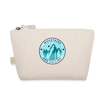 The Mountains are Calling Mountain Quotes - Organic Pouch - nature - Front