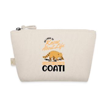 Coati Gift Proboscis Bear Coati - Organic Pouch - nature - Front