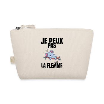 Je Peux Pas J'ai La Flemme - Trousse biologique - nature - Devant