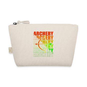 Archery Archer Archery Bow - Organic Pouch - nature - Front