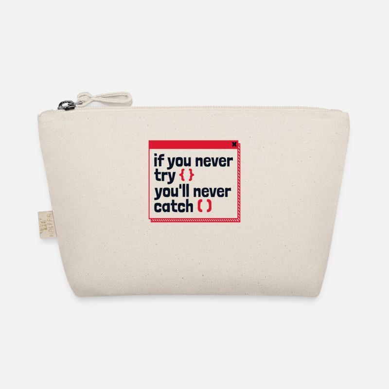 If You Never Try You'll Never Catch Developer Bio-Täschchen
