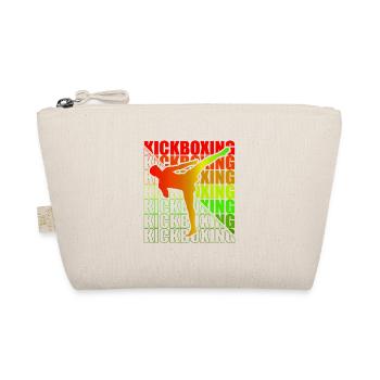 Kickboxer Martial Arts Kickboxing Kickboxen - Bio-Täschchen - Natur - Vorne