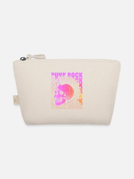 Punk Rock Pogo Anarchie Punks Punk Rocker Punk - Bio-Täschchen - Natur - Vorne