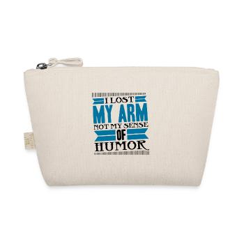 I lost my Arm not my sense of humor - Bio-Täschchen - Natur - Vorne