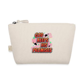God Keeps His Promises - Organic Pouch - nature - Front