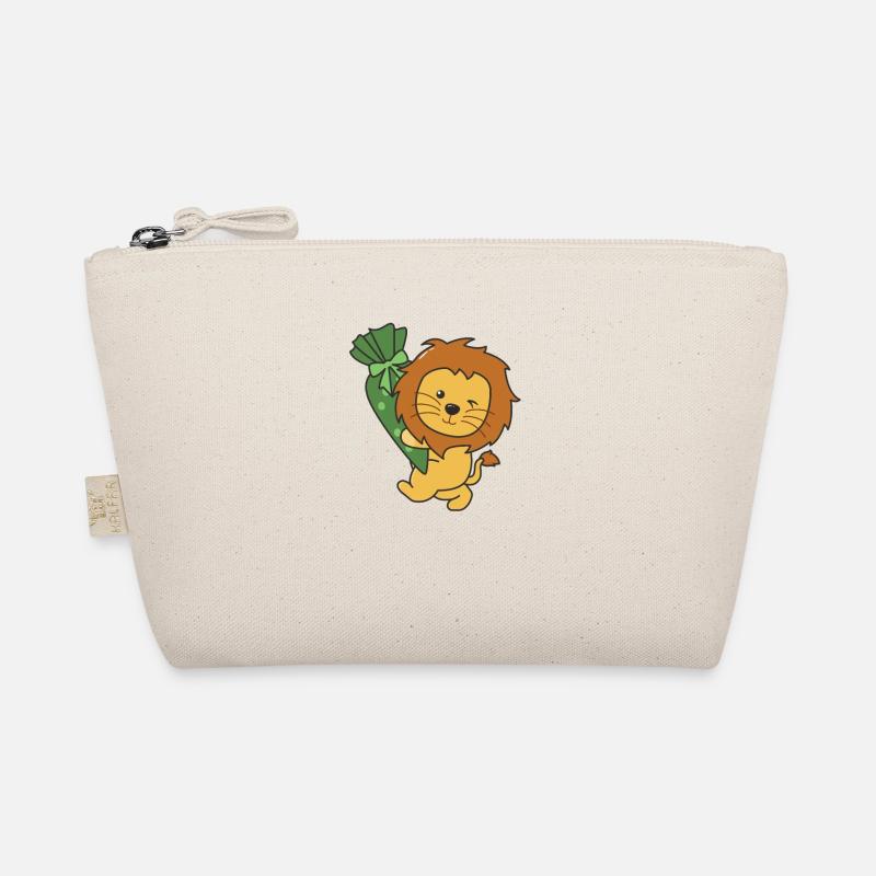bye bye kindergarten hello school lion Organic Pouch