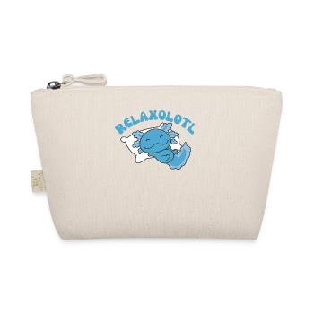 Relaxolotl Axolotl lovers sweet animals relax - Organic Pouch - nature - Front