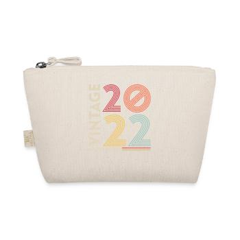 Vintage Legendary since 2022 Birthday - Organic Pouch - nature - Front