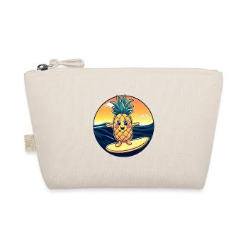Ananas kawaii au coucher du soleil - Trousse biologique - nature - Devant