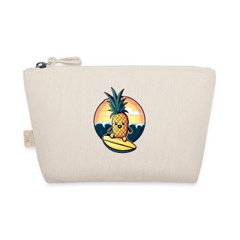 Ananas kawaii au coucher du soleil - Trousse biologique - nature - Devant
