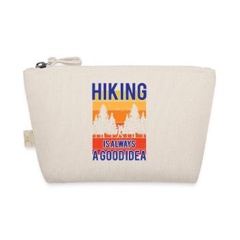 Hiking is always a good idea - Organic Pouch - nature - Front