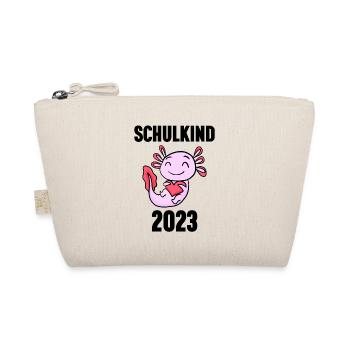 Schuldkind Einschulung 2023 - Bio-Täschchen - Natur - Vorne