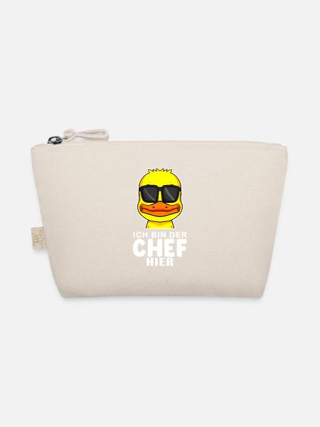 coole Ente Chef Spruch - Bio-Täschchen - Natur