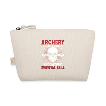 Archery Is Not A Hobby It's A Survival Skill Bow A - Bio-Täschchen - Natur - Vorne