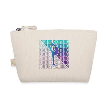 Eiskunstläuferin Eiskunstlauf Club Girl Eislauf - Bio-Täschchen - Natur - Vorne