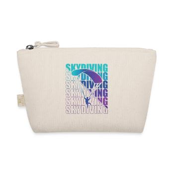 Skydive Freefly Fallschirmspringer Shirt Skydiving - Organic Pouch - nature - Front