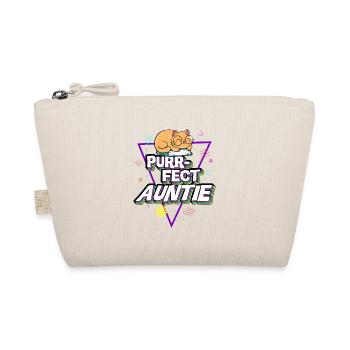 Purr Fact Auntie 2 - Organic Pouch - nature - Front