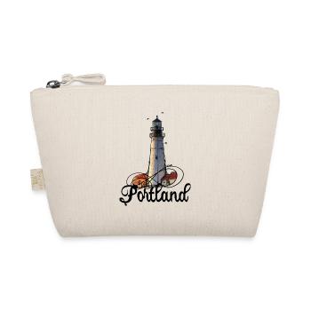 Leuchtturm Portland Maine - Bio-Täschchen - Natur - Vorne