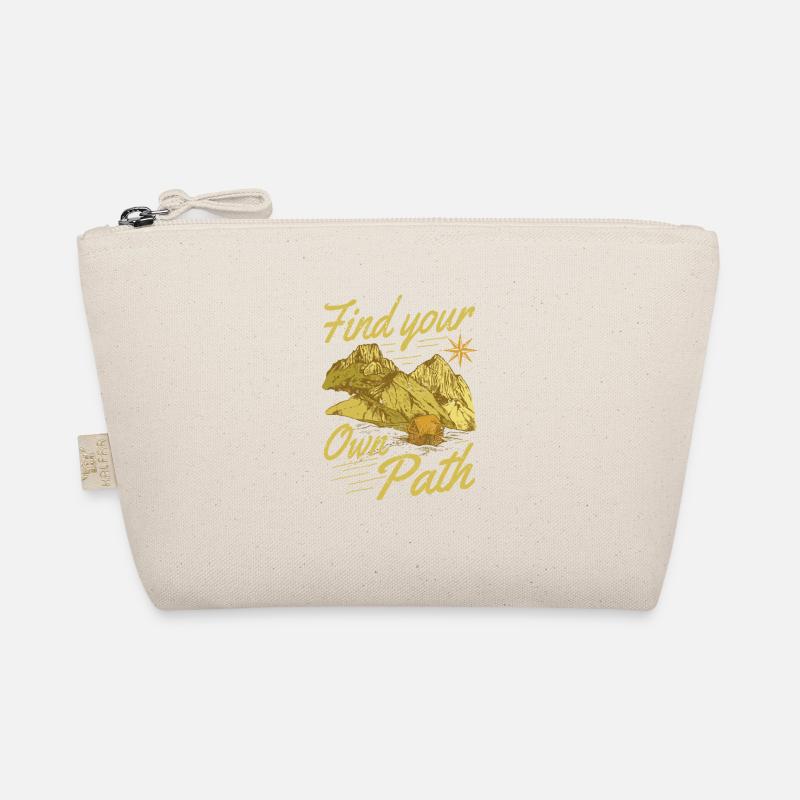 Finde deinen eigenen Weg Bergkompass Lustiges Bio-Täschchen