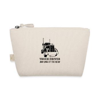 Truck Driver and King of the Road - Organic Pouch - nature - Front