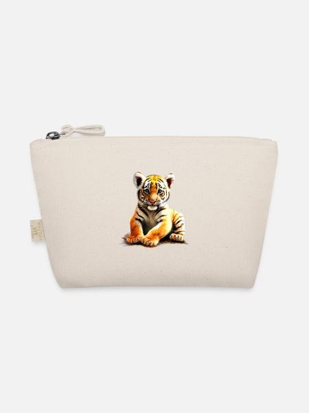 baby tiger - Bio-Täschchen - Natur