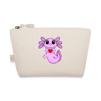 Axolotl Heart Love - Heart Motif - Trousse biologique - nature - Devant