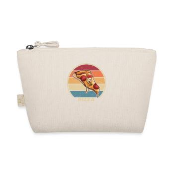 Retro Pizzablech Pizzaofen Pizza Pizza Liebhaber - Bio-Täschchen - Natur - Vorne