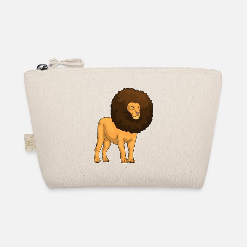 Löwe Afro Haare Bio-Täschchen
