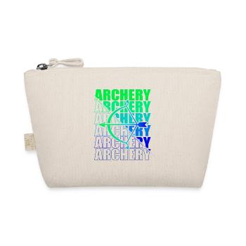 Archery Archer Archery Bow - Organic Pouch - nature - Front