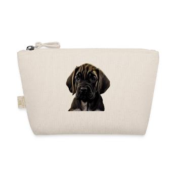 Dogge Doggen Hund Hunde Deutsche Dogge - Bio-Täschchen - Natur - Vorne