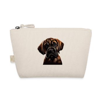 Dogge Doggen Hund Hunde Deutsche Dogge - Bio-Täschchen - Natur - Vorne