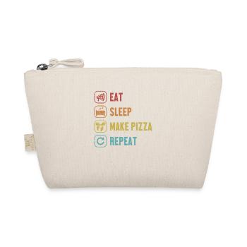 Manger dormir Faire de la pizza Répéter Pizza Four Pizza - Trousse biologique - nature - Devant